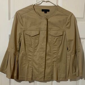 Ann Taylor Women's Utility Jacket in Beige